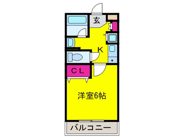 ルミエールマゴジⅢの物件間取画像